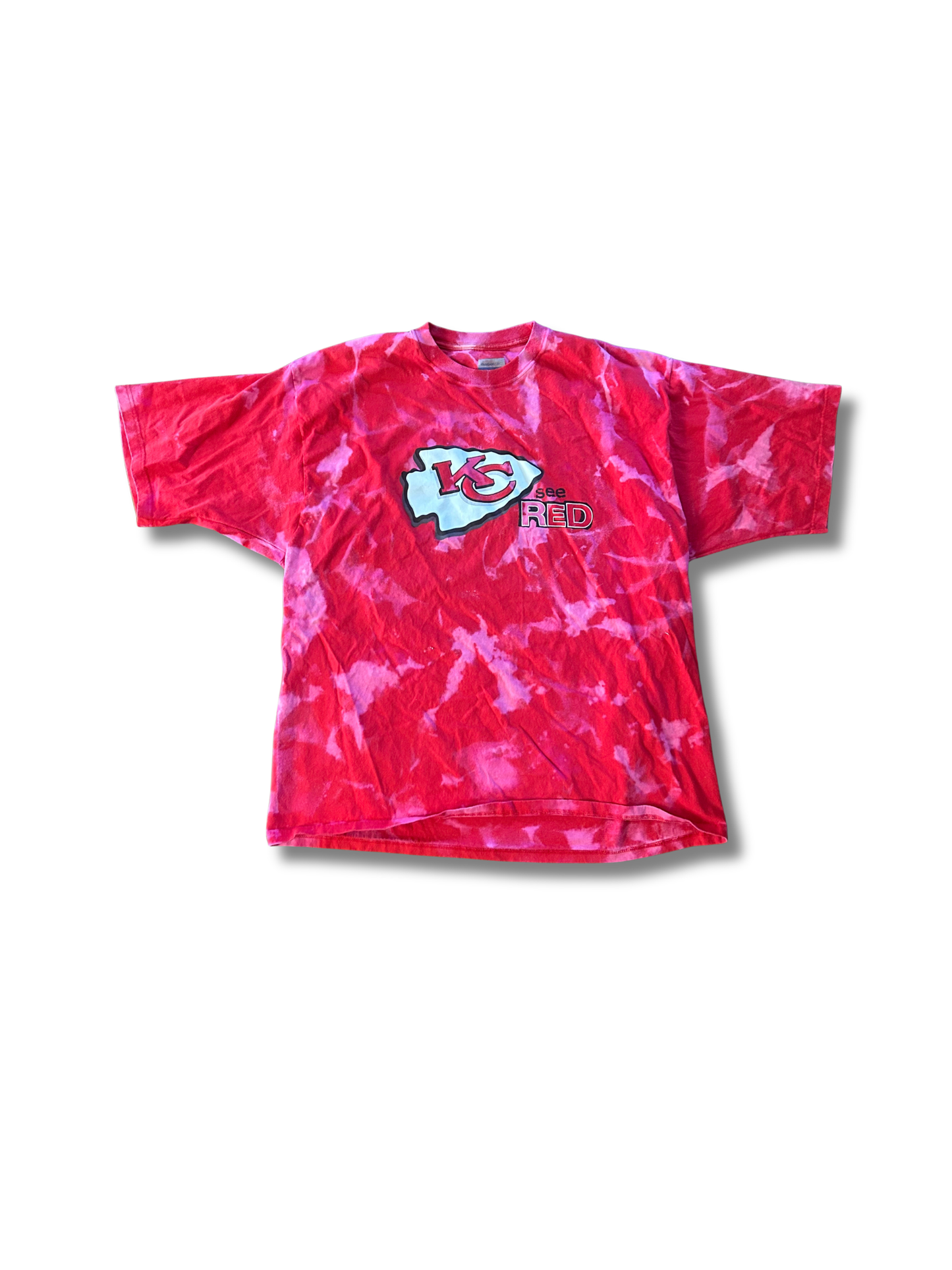 Chiefs See Red Acid Wash T-Shirt