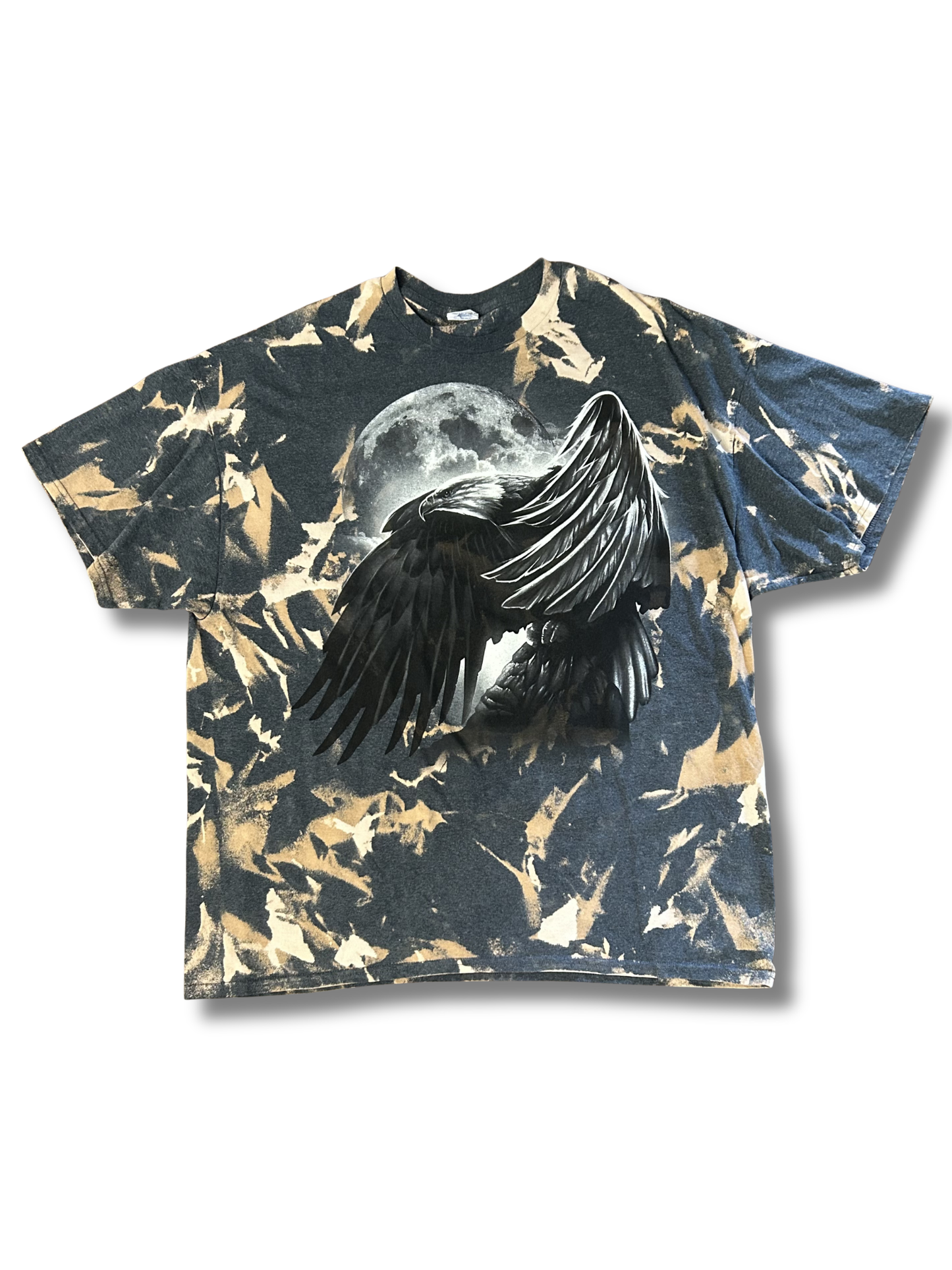 Eagle and Moon Acid Wash tee