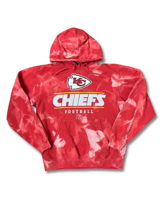 CHIEFS Football with jersey print Red Hoodie