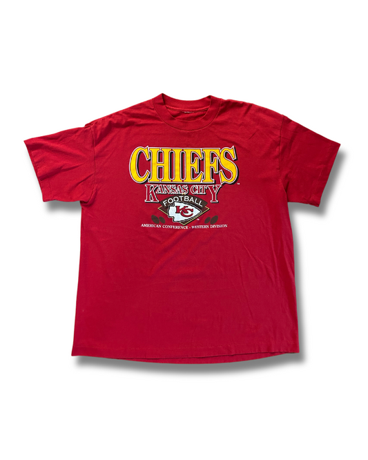 Vintage Red Classic Chiefs T-Shirt- very soft