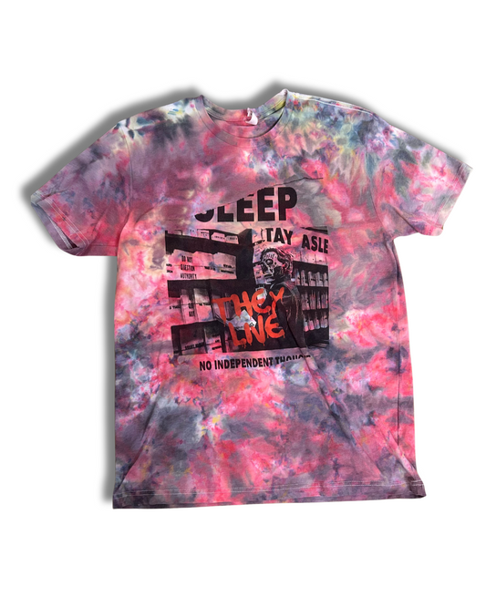 They Live Movie Ice Dyed T-Shirt