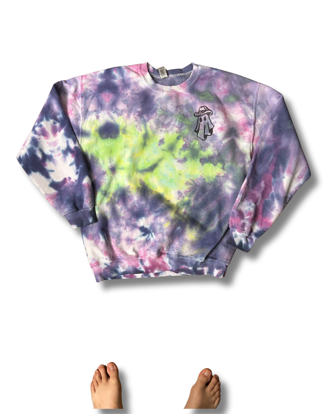 GHOST COWBOY HAND PRINTED SWEATSHIRT