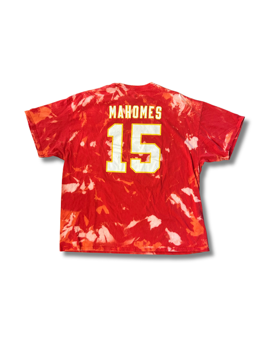 Chiefs 2 Sided Mahomes Acid Wash T-Shirt