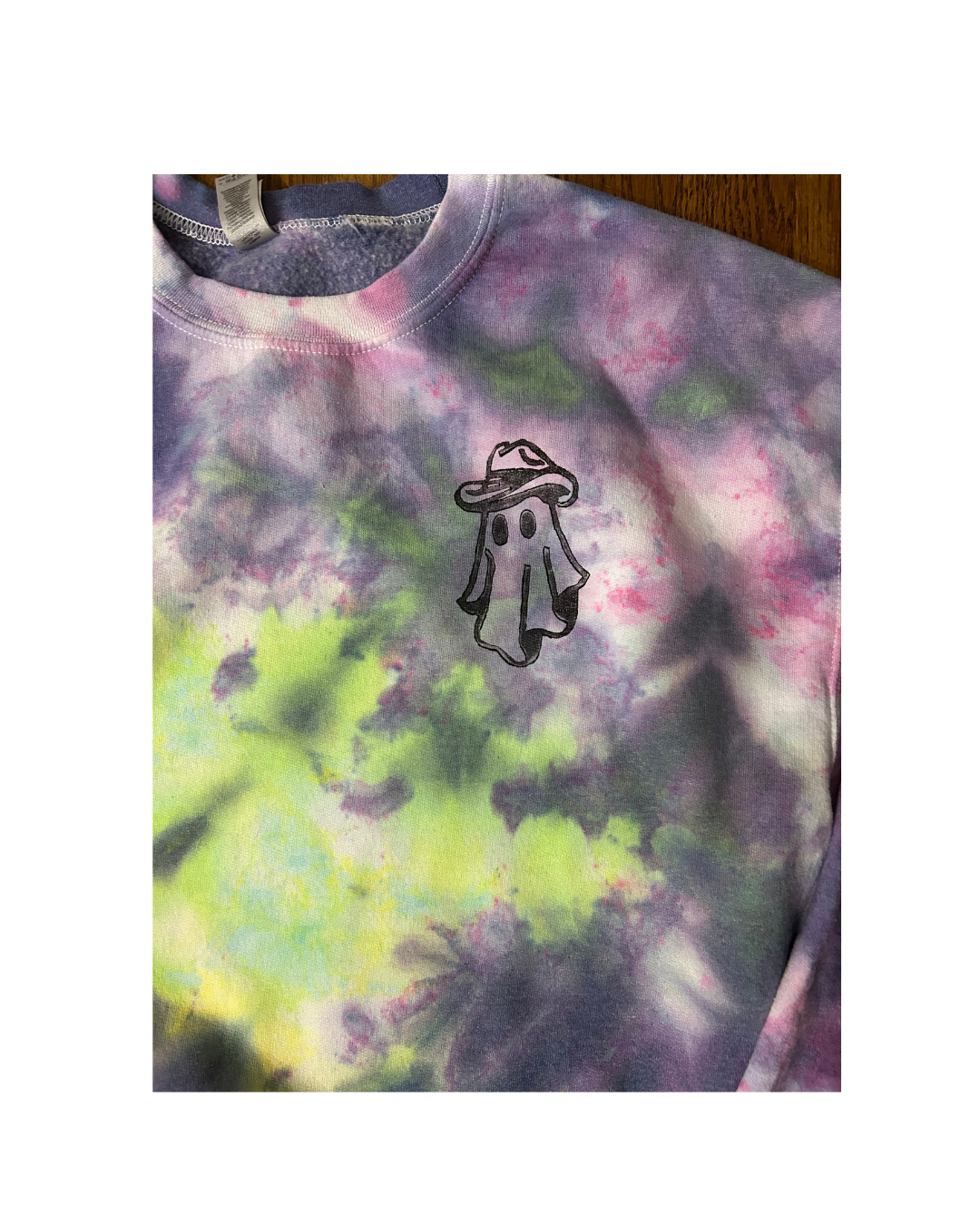 GHOST COWBOY HAND PRINTED SWEATSHIRT
