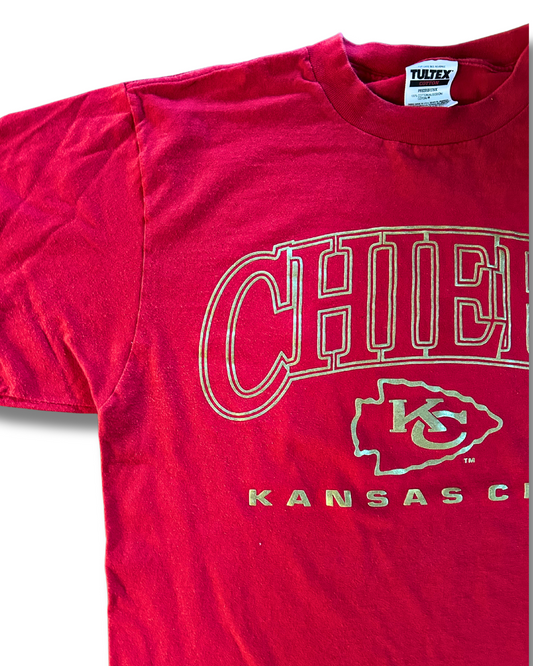 Vintage Red with GOLD PRINTING Classic Chiefs T-Shirt