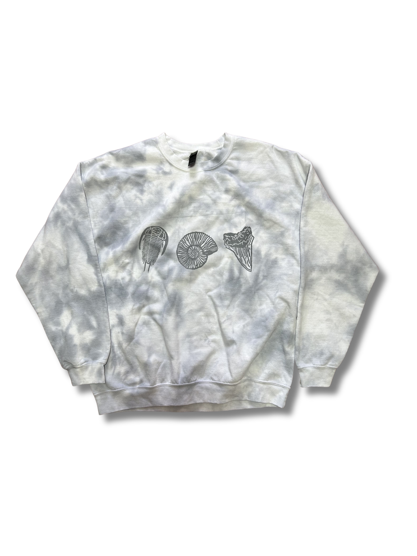 FOSSIL HAND PRINTED CREW