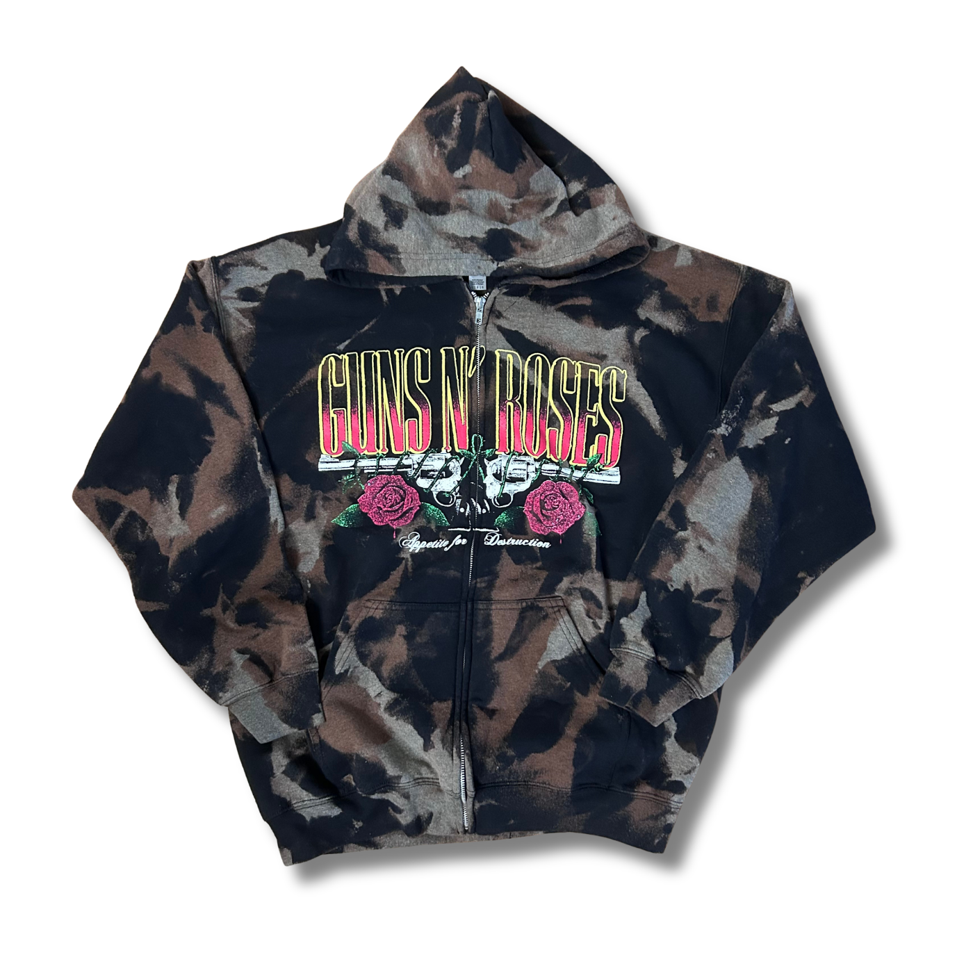Guns and Roses Band Zipper Hoodie