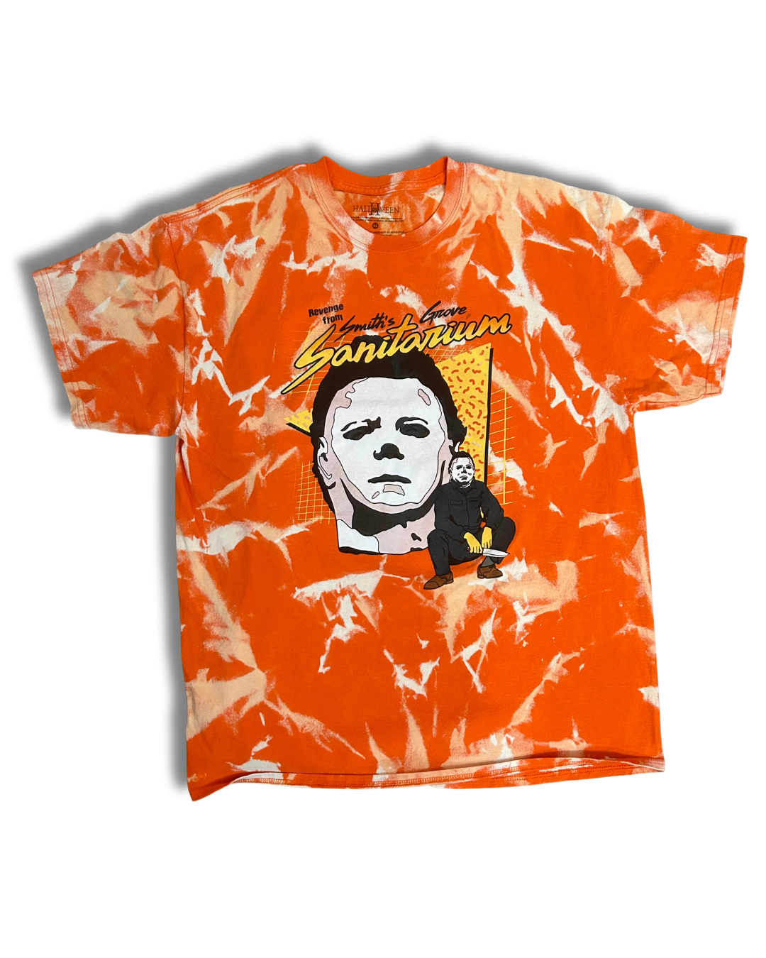 Revenge From the Sanitorium Michael Myers Acid Wash T-Shirt