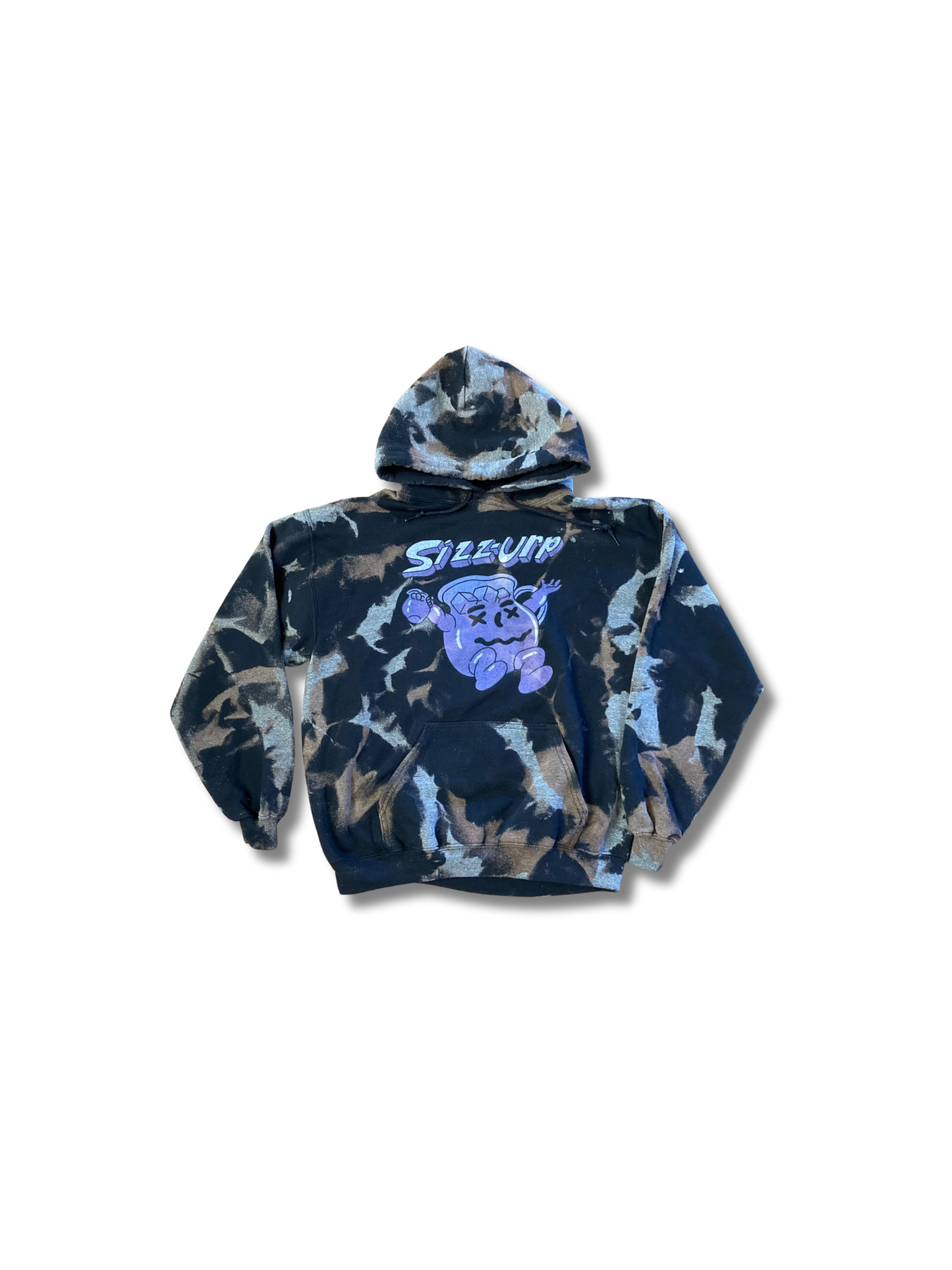 Sizz urp Acid Wash Hoodie