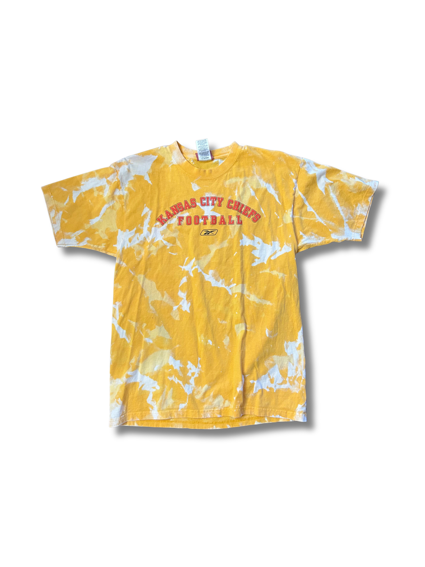 Yellow Reebok Acid Wash Arrowhead T-Shirt