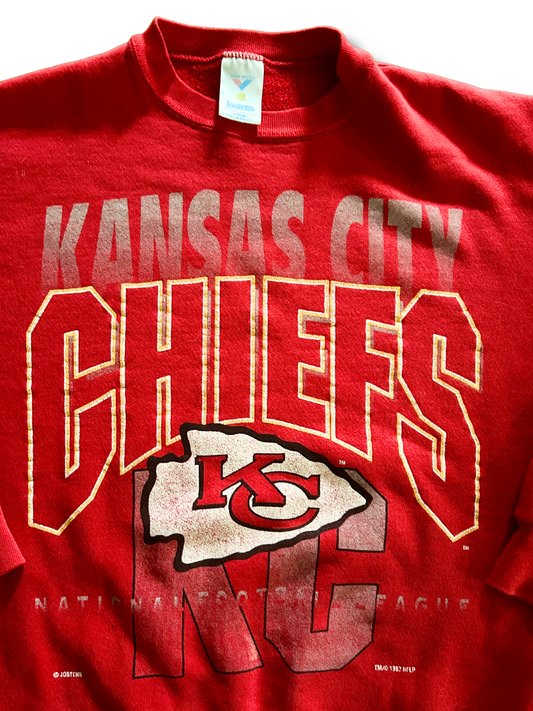 VINTAGE 1992 Jostens Kansas City Chiefs Crewneck Sweatshirt