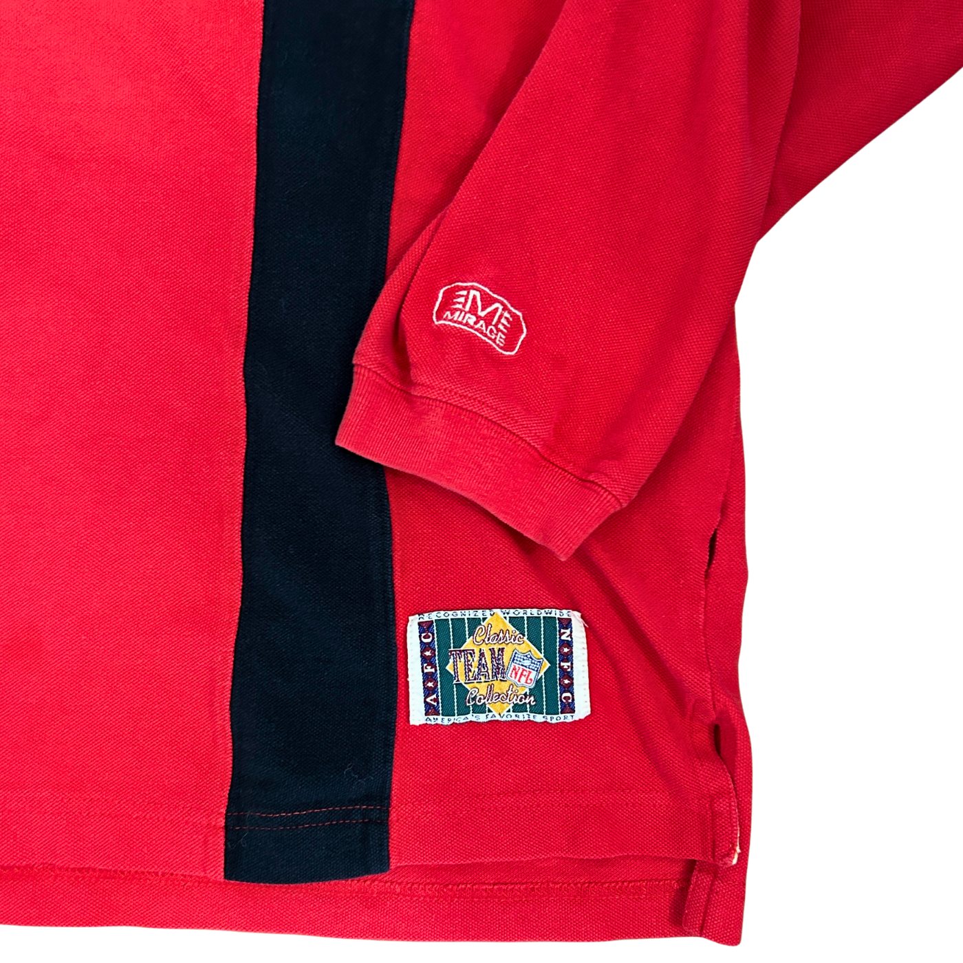 VINTAGE RARE Mirage Chiefs Colorblock Rugby Polo
