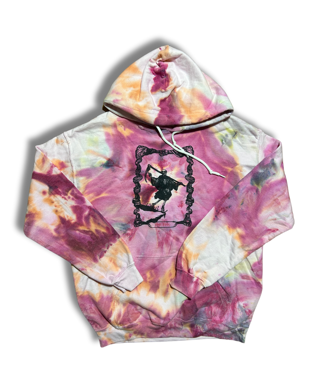 The Fool Tarot Ice Dye Hoodie