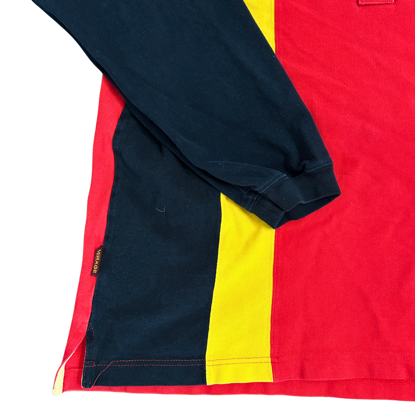 VINTAGE RARE Mirage Chiefs Colorblock Rugby Polo
