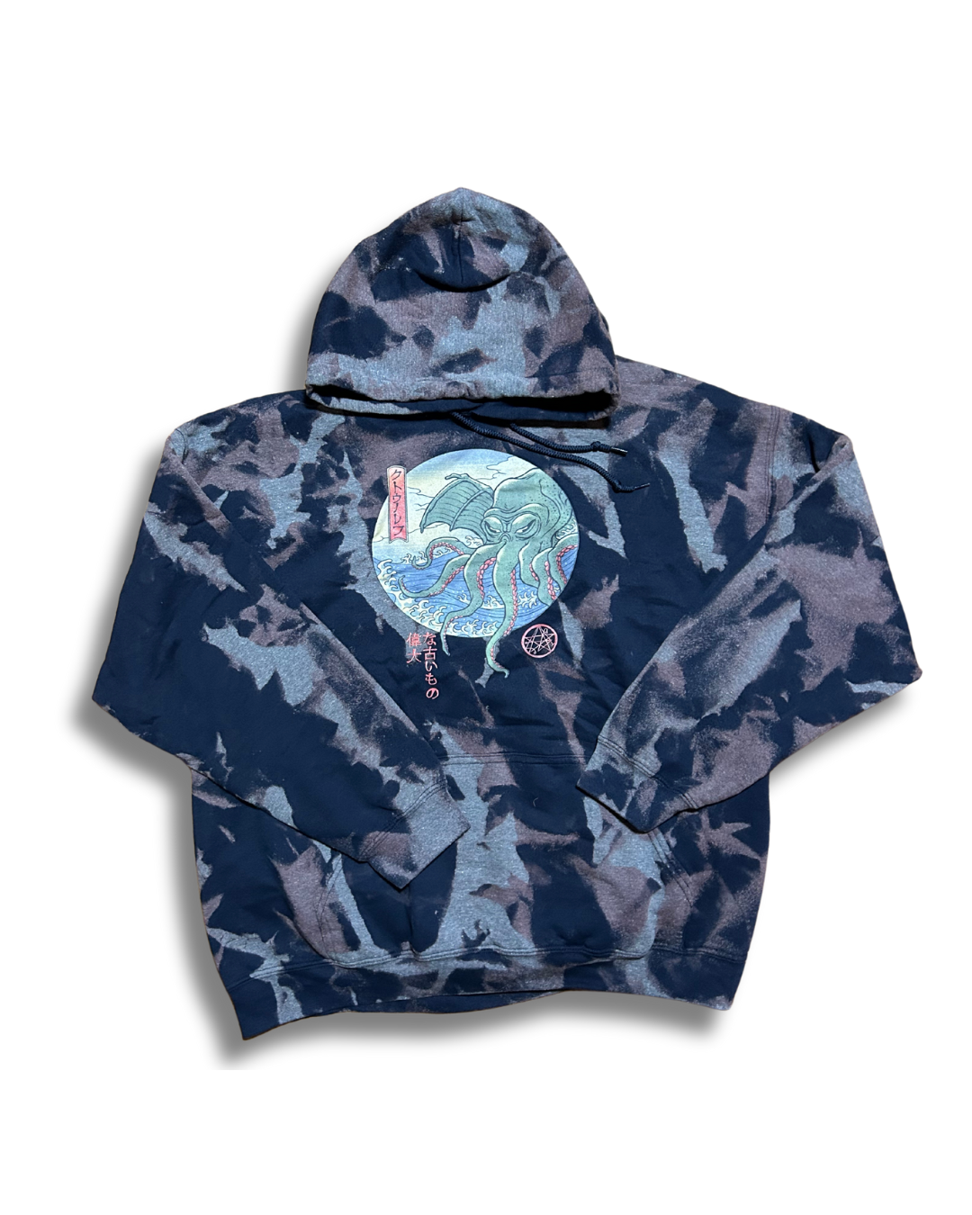 Cthulhu Acid Wash Hoodie