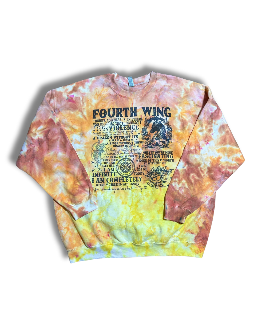 Fourth Wing Ice Dye Crew