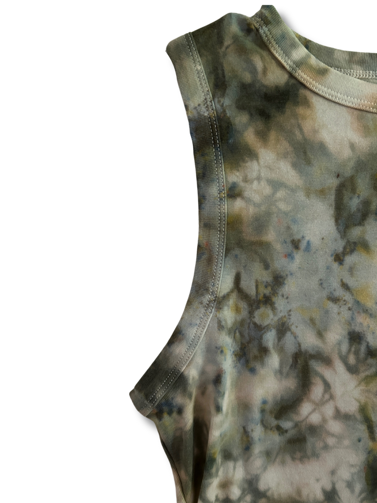 Ice Dyed Cropped Tanks