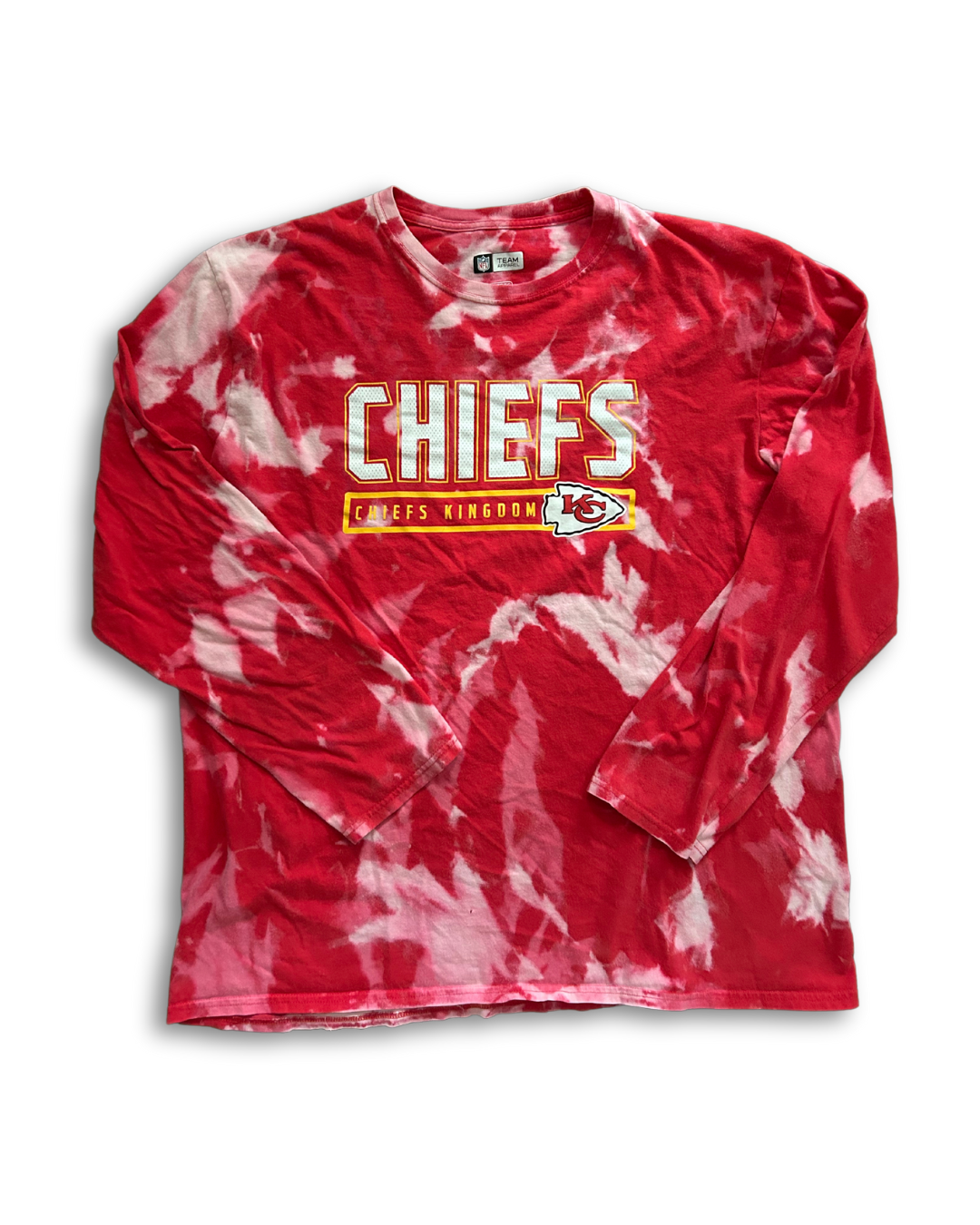 Red Chiefs Kansas City Acid Wash Long Sleeve Tee