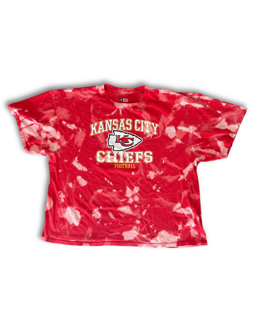 Red KC Chiefs Classic Acid Wash T-Shirt