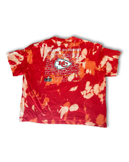 Red Chiefs Super Bowl Champion Acid Wash T-Shirt