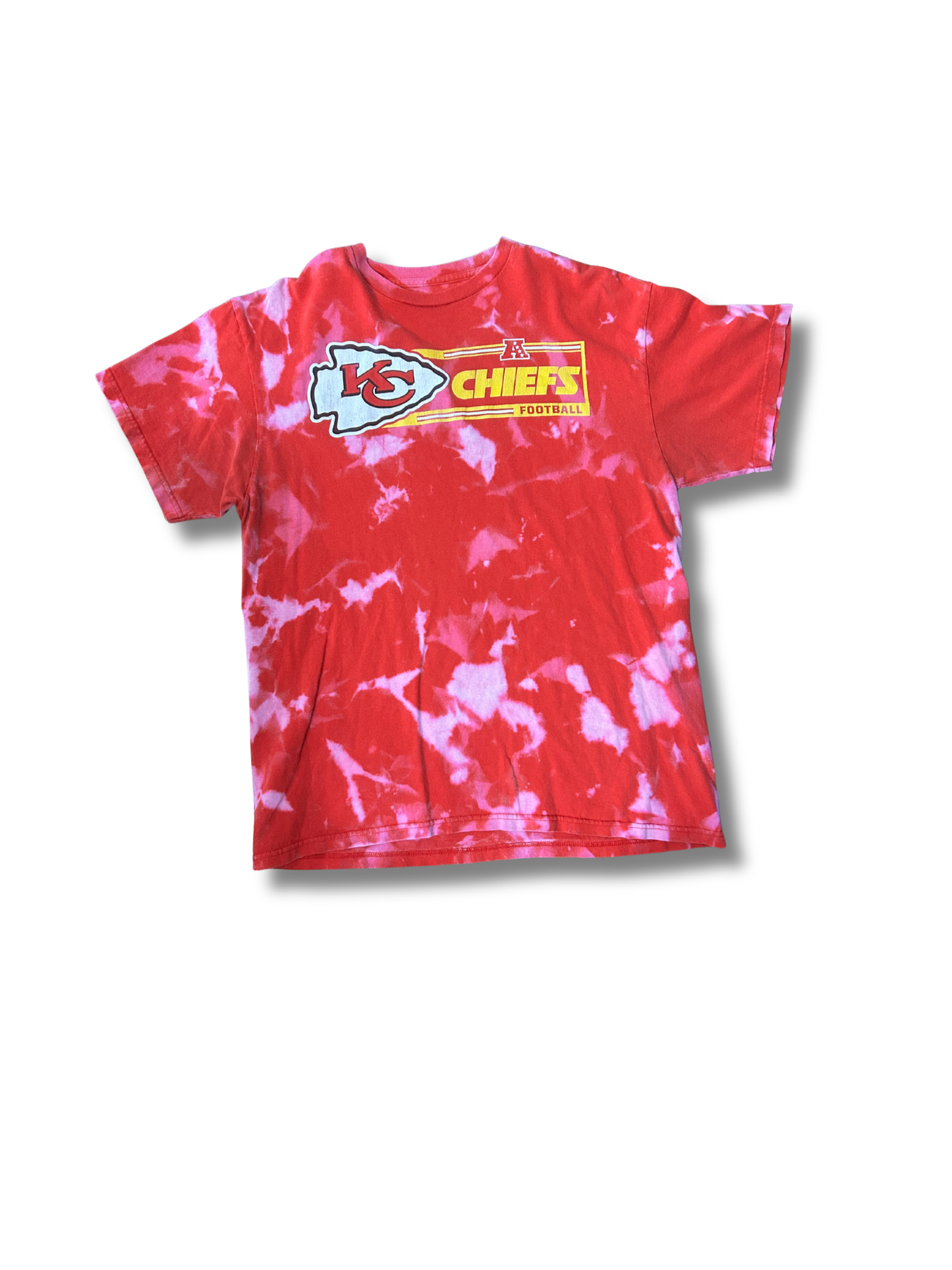 Kansas City Chiefs Football Acid Wash T-Shirt