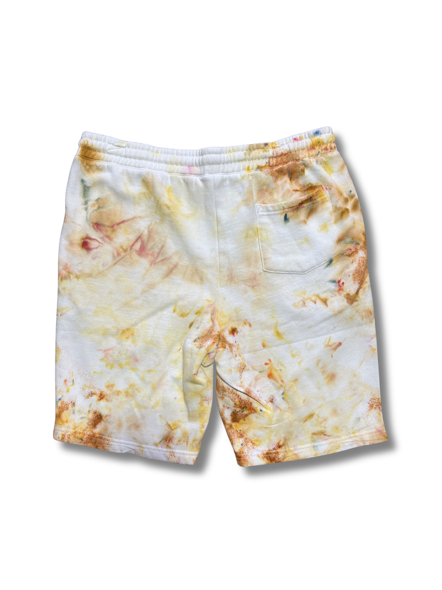 MUSHROOM BROWN VARIANTS HAND PRINTED SHORTS