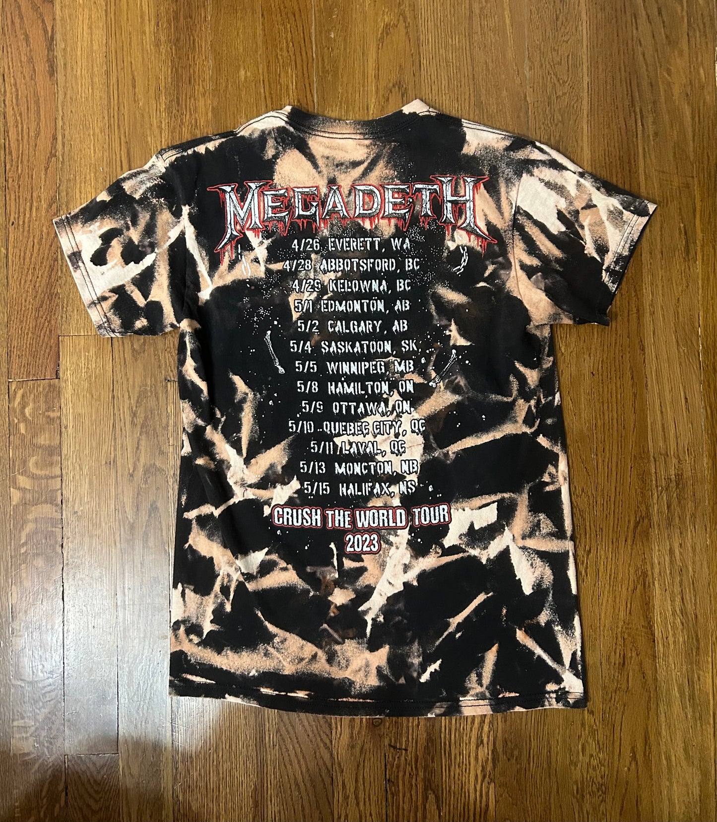 Megadeath Acid Wash T-Shirt