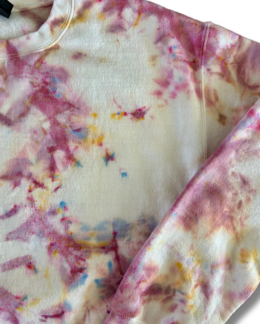 Sweet Nothing Ice Dye Crew (rose confetti)