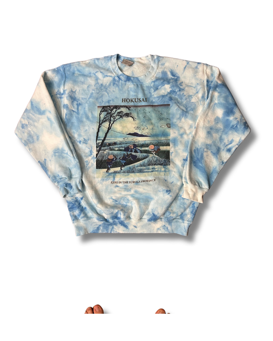 Hokusai Tie Dye Sweatshirt