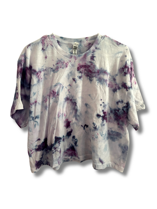 Speak Now Ice Dye Cropped T-Shirt