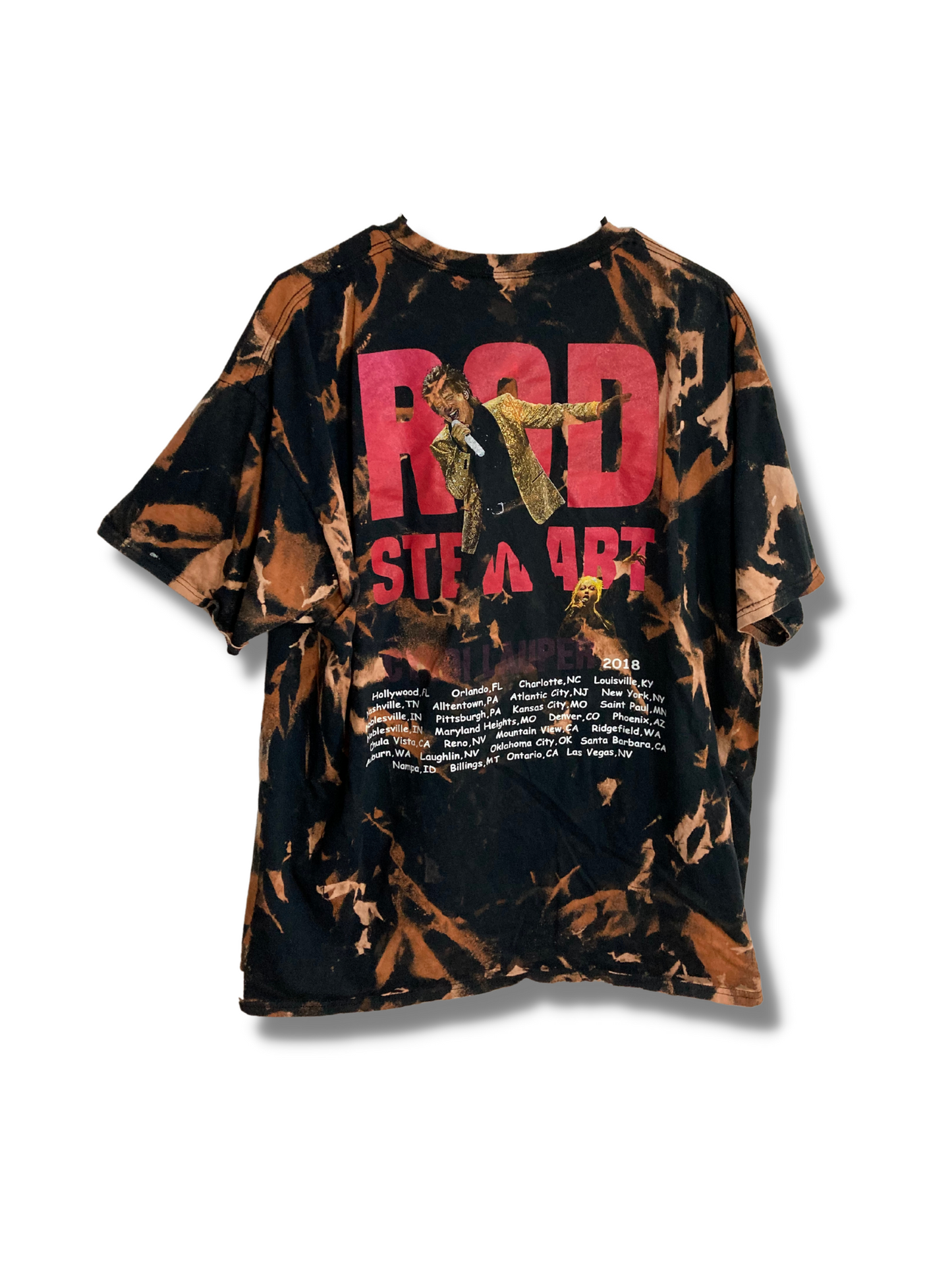 Rod Stewart and Cyndi Lauper tee